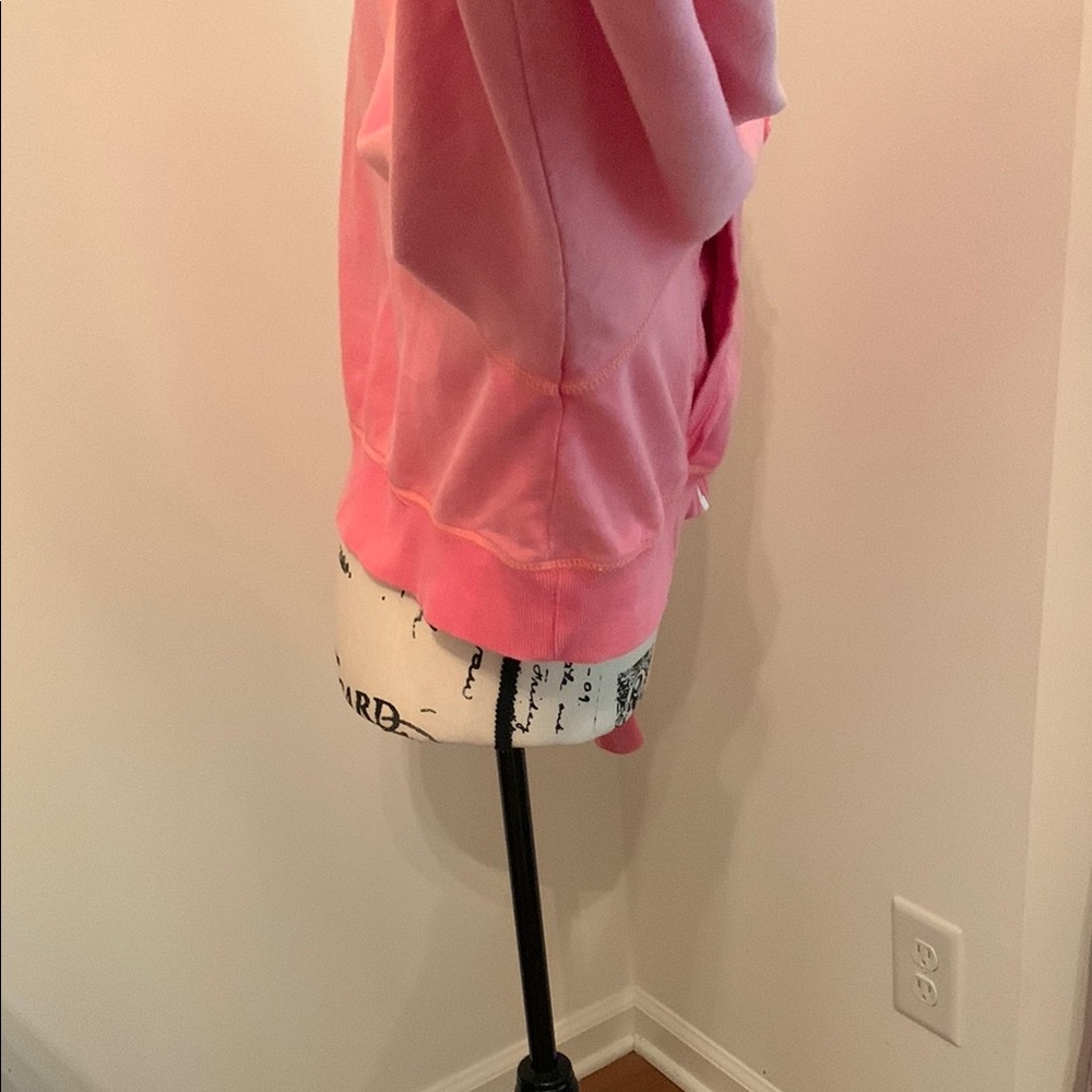 BDG Bomber Sweat Jacket Sporty Zip-Up (Pink) - Picture 7 of 16